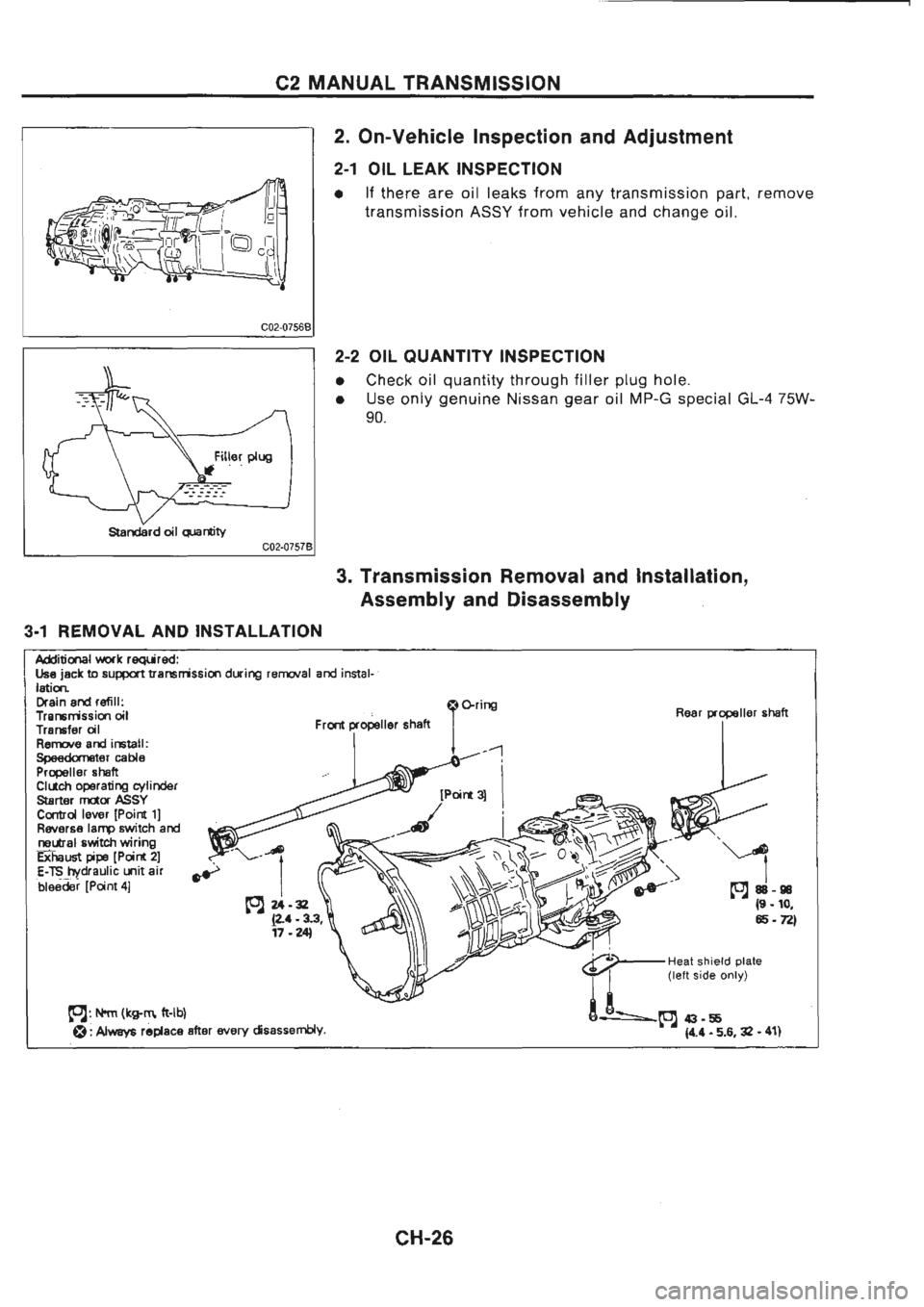 NISSAN GT-R 1989  Service Manual 
