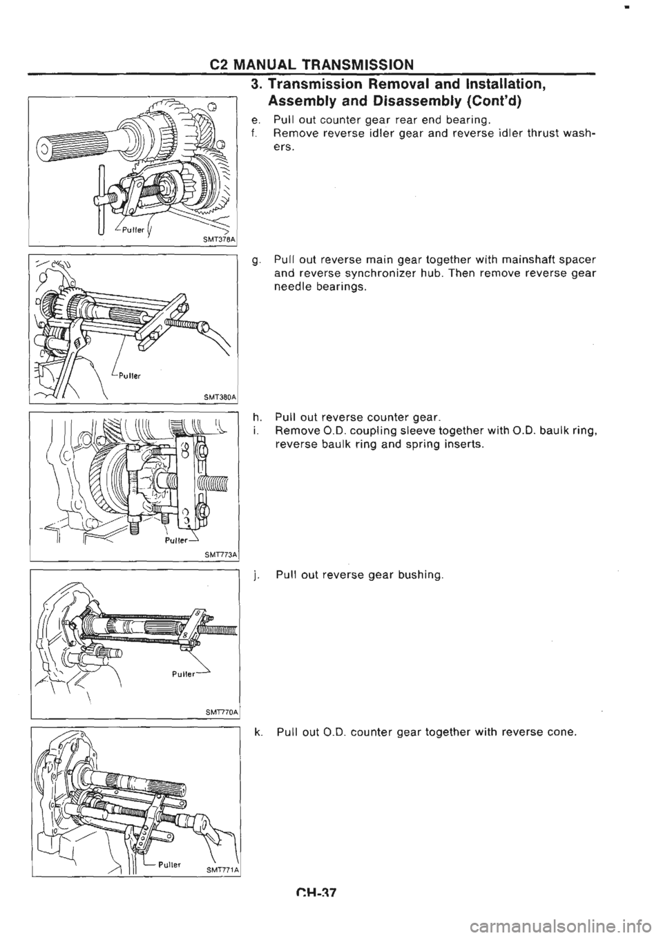 NISSAN GT-R 1989  Service Manual 