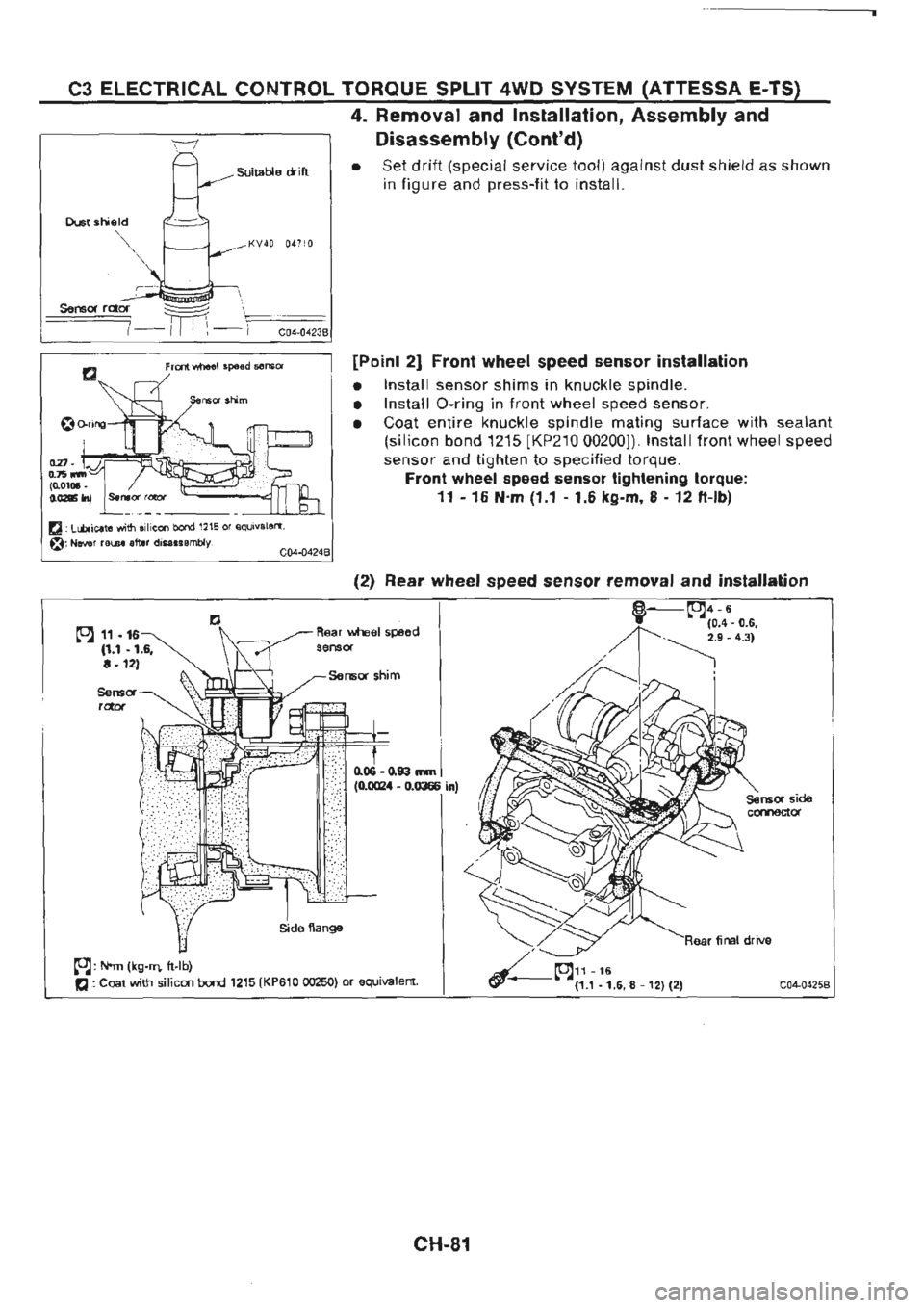 NISSAN GT-R 1989  Service Manual 