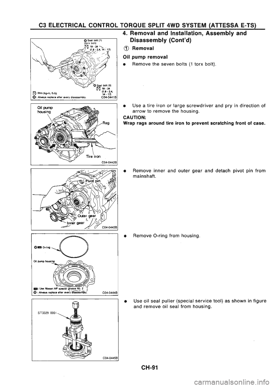 NISSAN GT-R 1989  Service Manual 