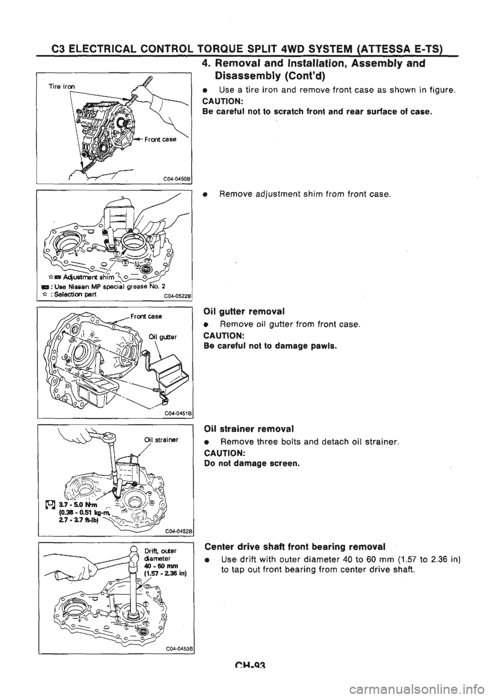 NISSAN GT-R 1989  Service Manual 