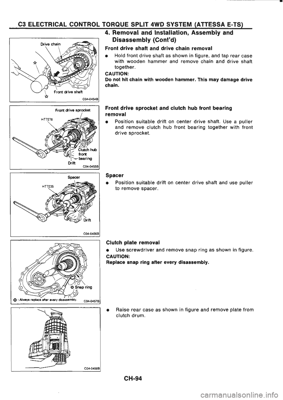 NISSAN GT-R 1989  Service Manual 