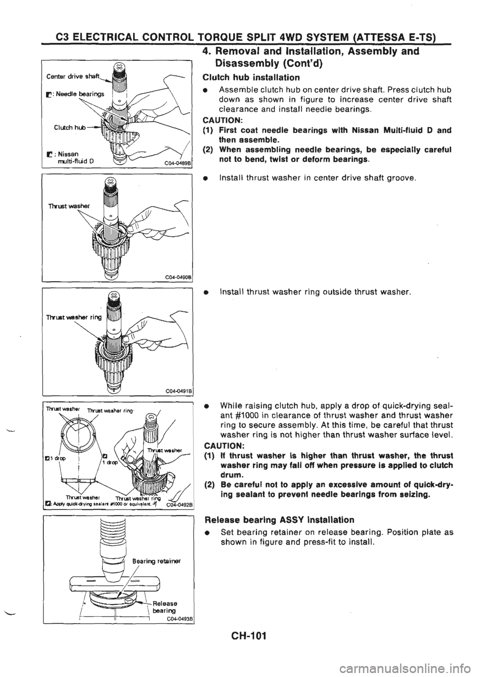 NISSAN GT-R 1989  Service Manual 