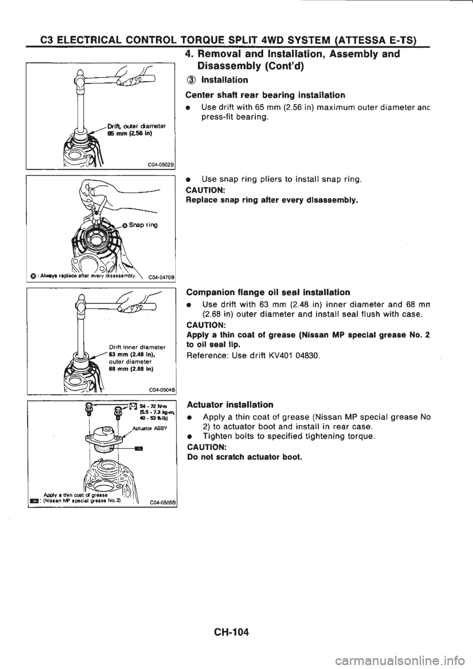 NISSAN GT-R 1989  Service Manual 