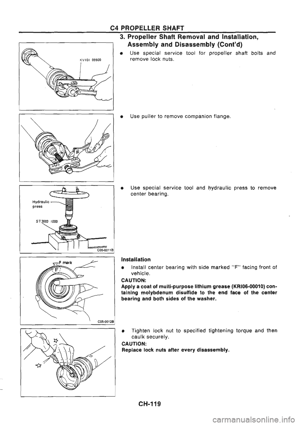 NISSAN GT-R 1989  Service Manual 