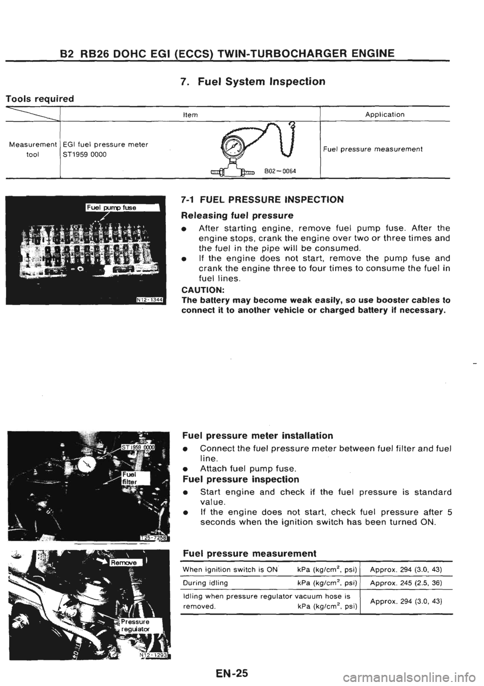 NISSAN GT-R 1989  Service Manual 