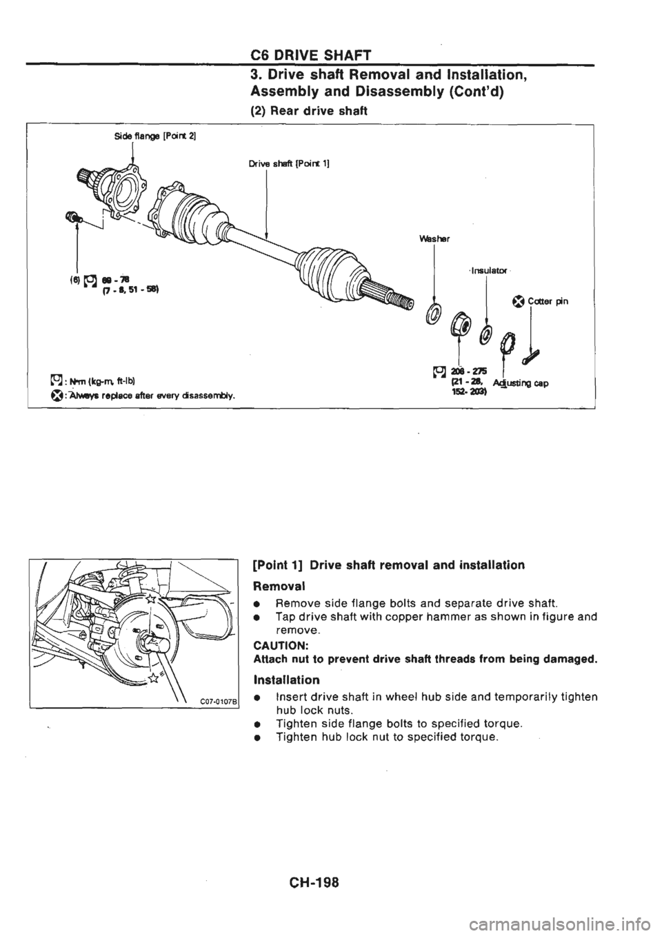 NISSAN GT-R 1989  Service Manual 