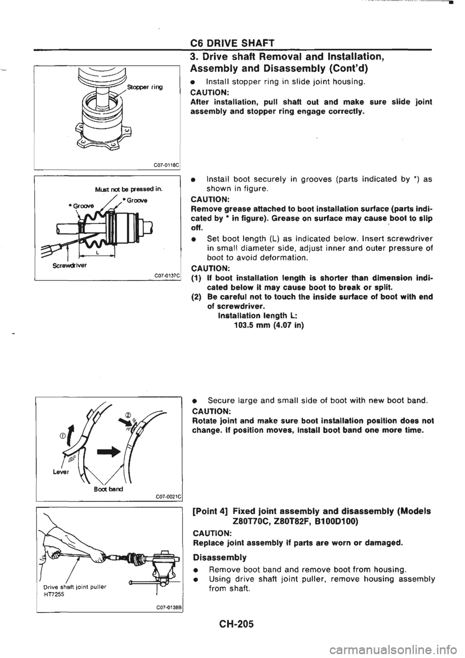 NISSAN GT-R 1989  Service Manual 