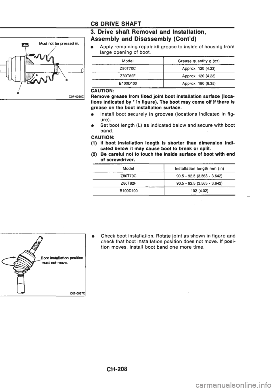 NISSAN GT-R 1989  Service Manual 