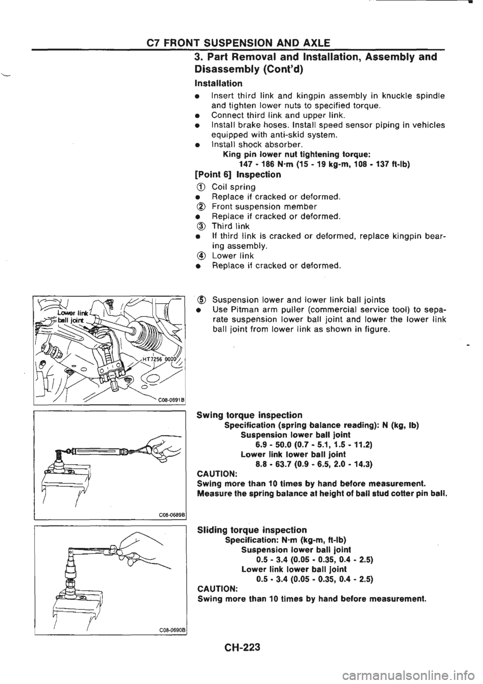 NISSAN GT-R 1989  Service Manual 