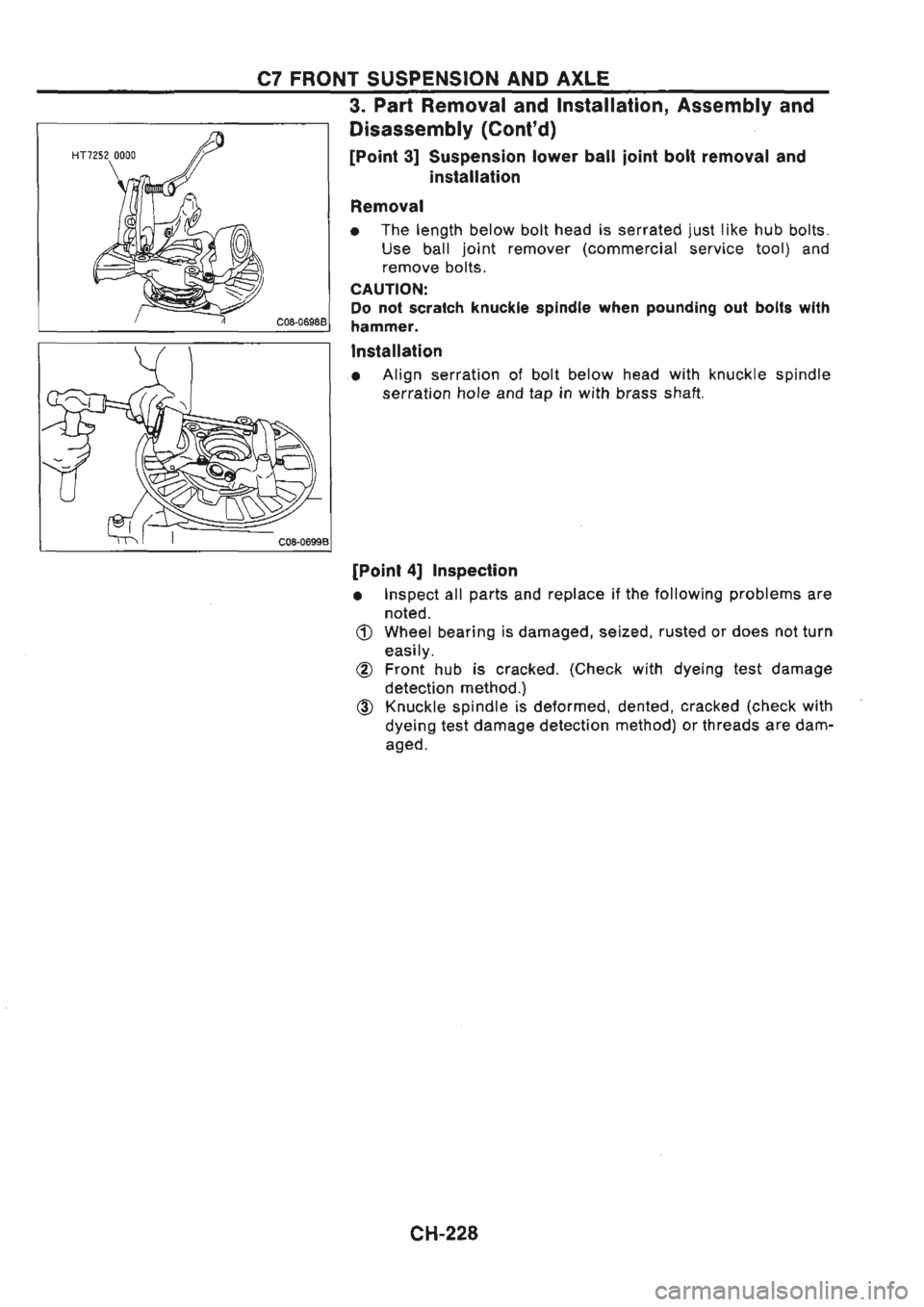 NISSAN GT-R 1989  Service Manual 