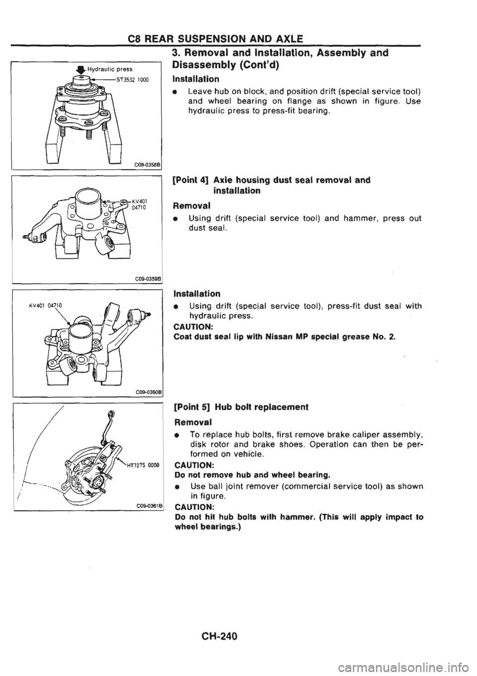 NISSAN GT-R 1989  Service Manual 