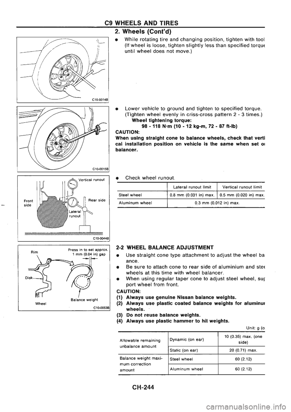 NISSAN GT-R 1989  Service Manual 