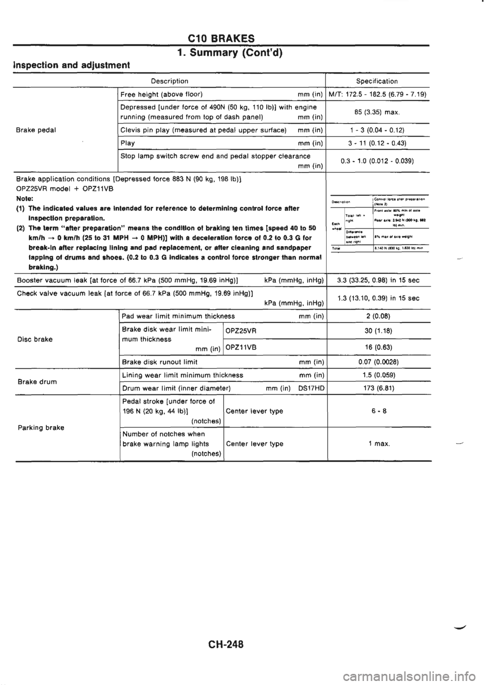 NISSAN GT-R 1989  Service Manual 