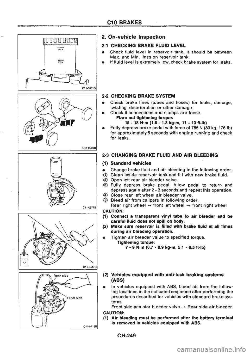 NISSAN GT-R 1989  Service Manual 