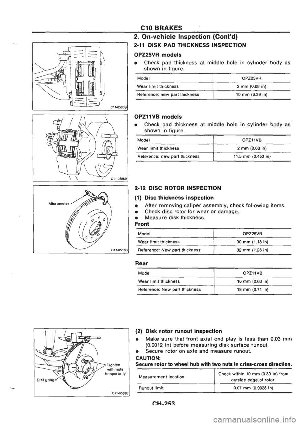 NISSAN GT-R 1989  Service Manual 
