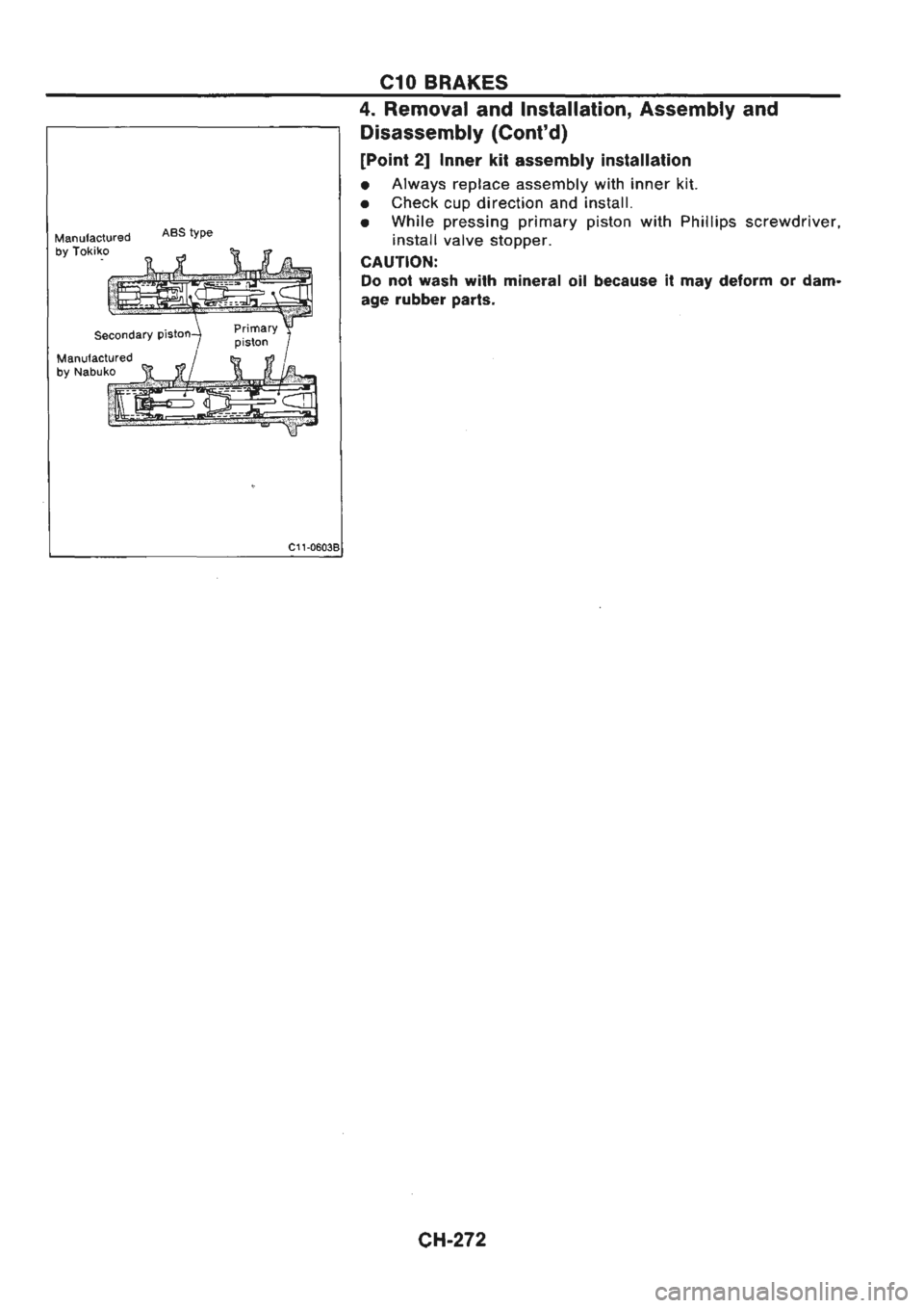 NISSAN GT-R 1989  Service Manual 