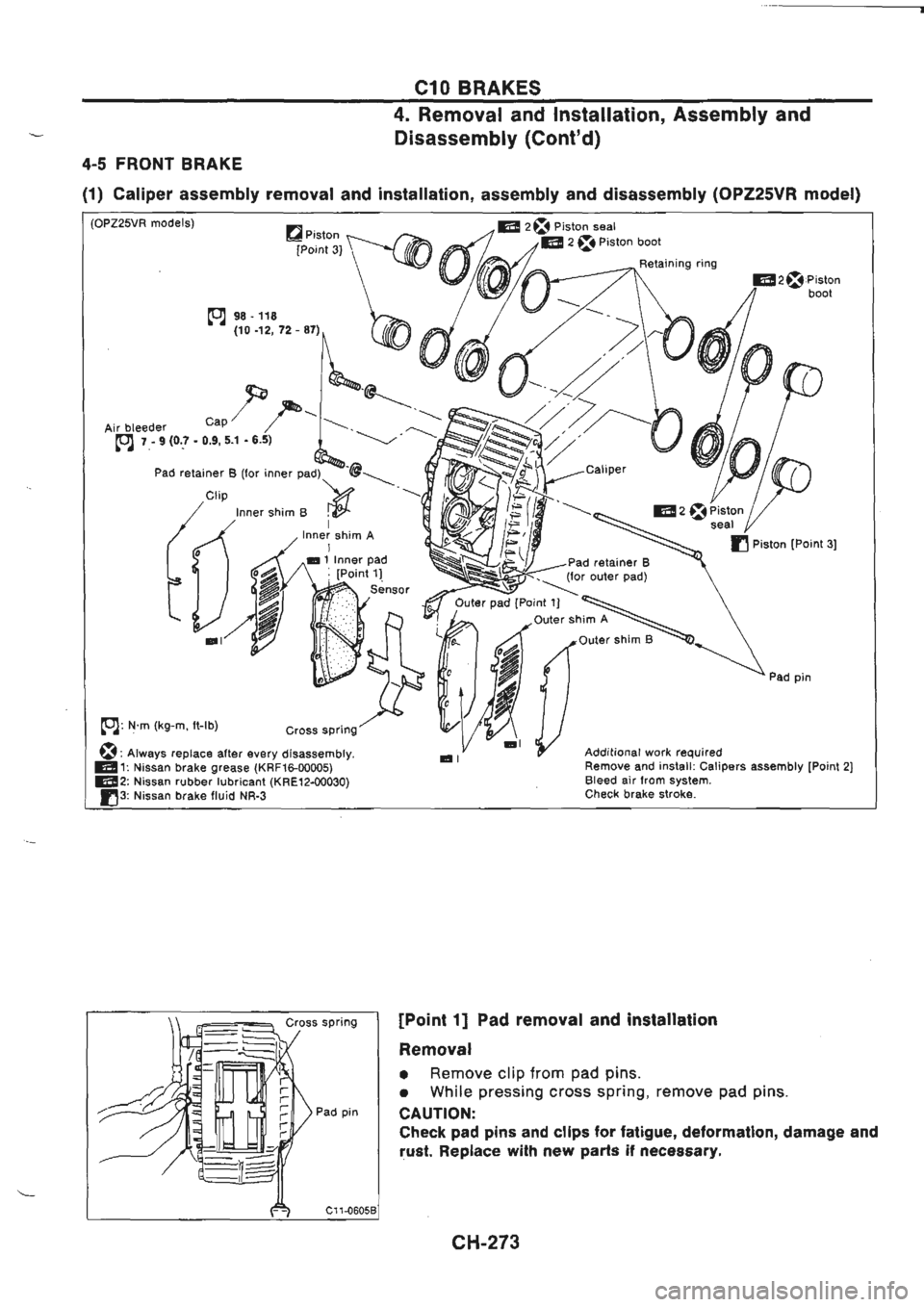 NISSAN GT-R 1989  Service Manual 