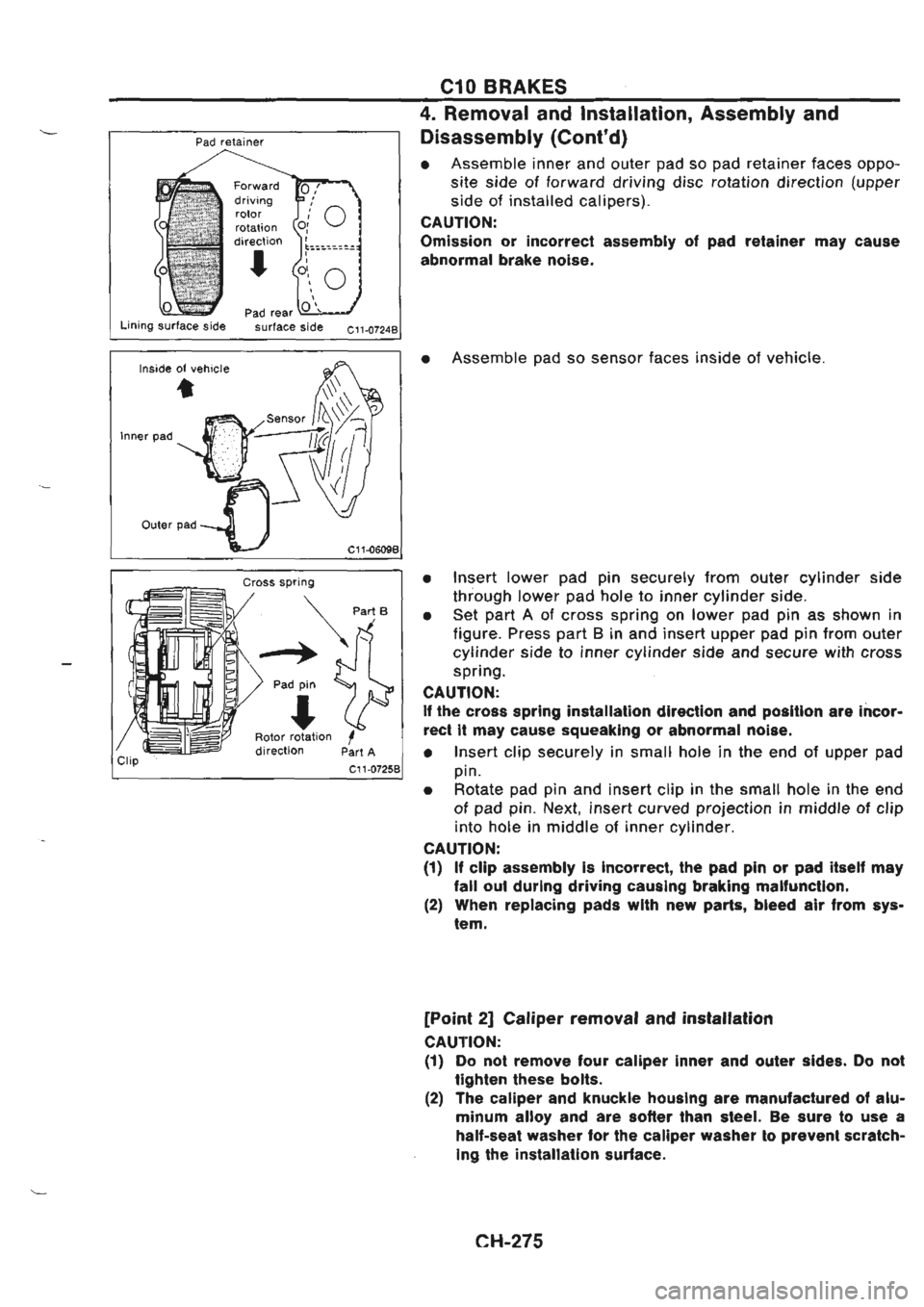 NISSAN GT-R 1989  Service Manual 