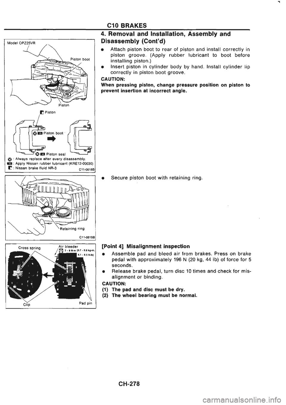 NISSAN GT-R 1989  Service Manual 