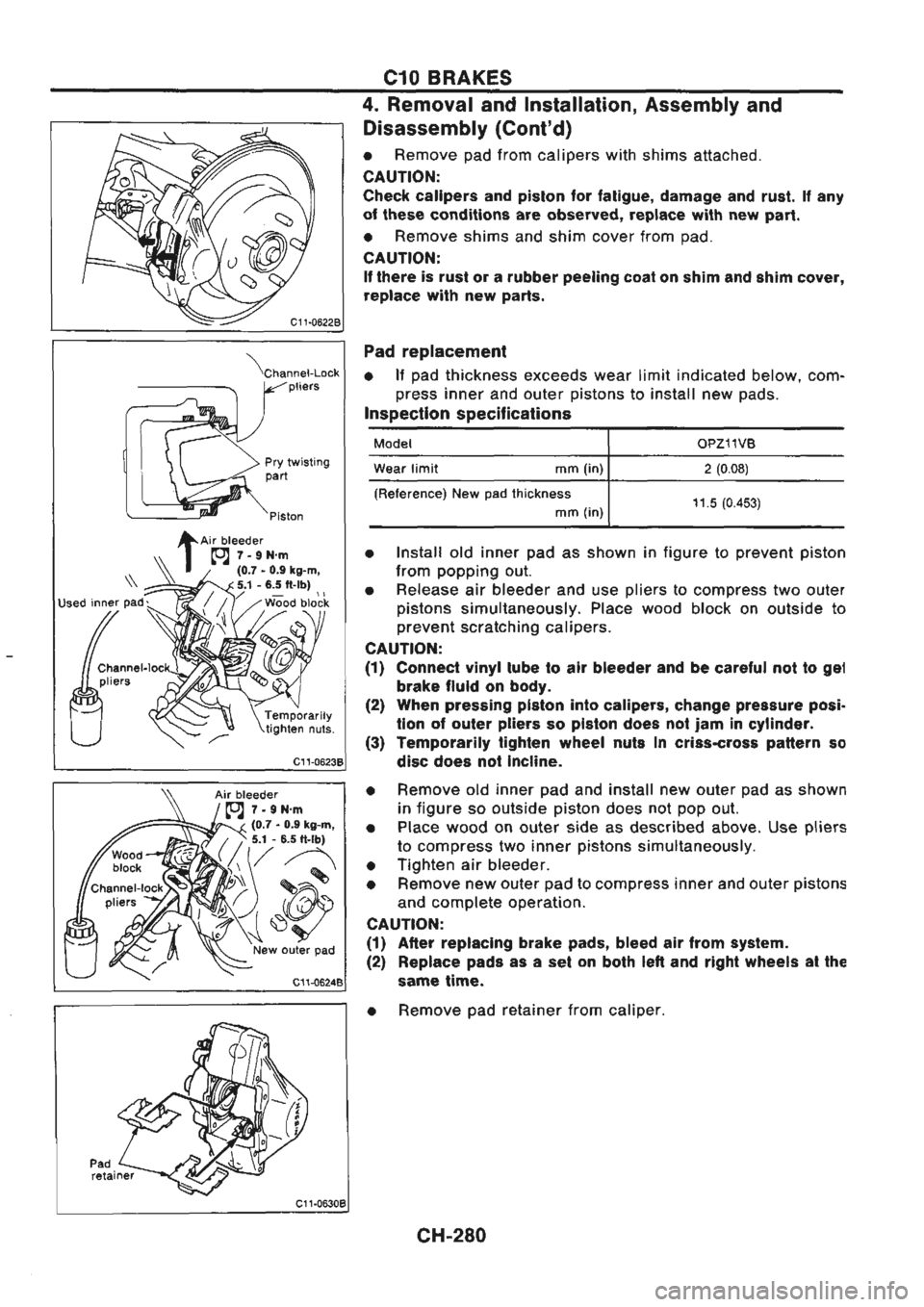 NISSAN GT-R 1989  Service Manual 