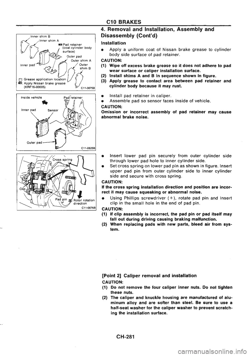 NISSAN GT-R 1989  Service Manual 