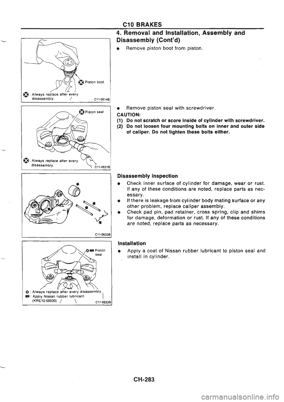 NISSAN GT-R 1989  Service Manual 