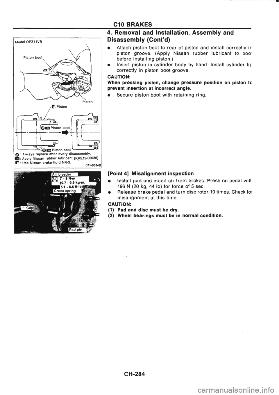 NISSAN GT-R 1989  Service Manual 