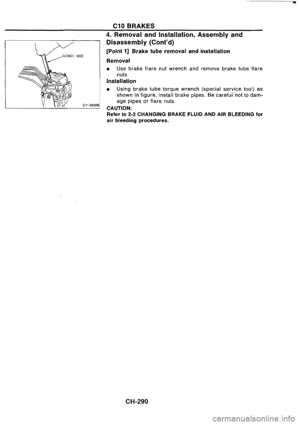 NISSAN GT-R 1989  Service Manual 