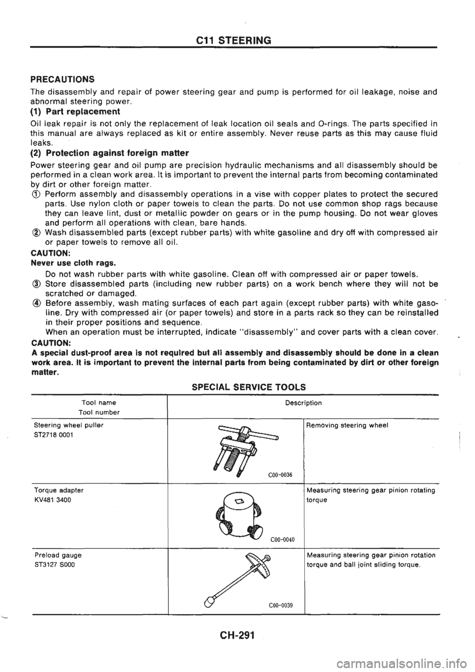 NISSAN GT-R 1989  Service Manual 