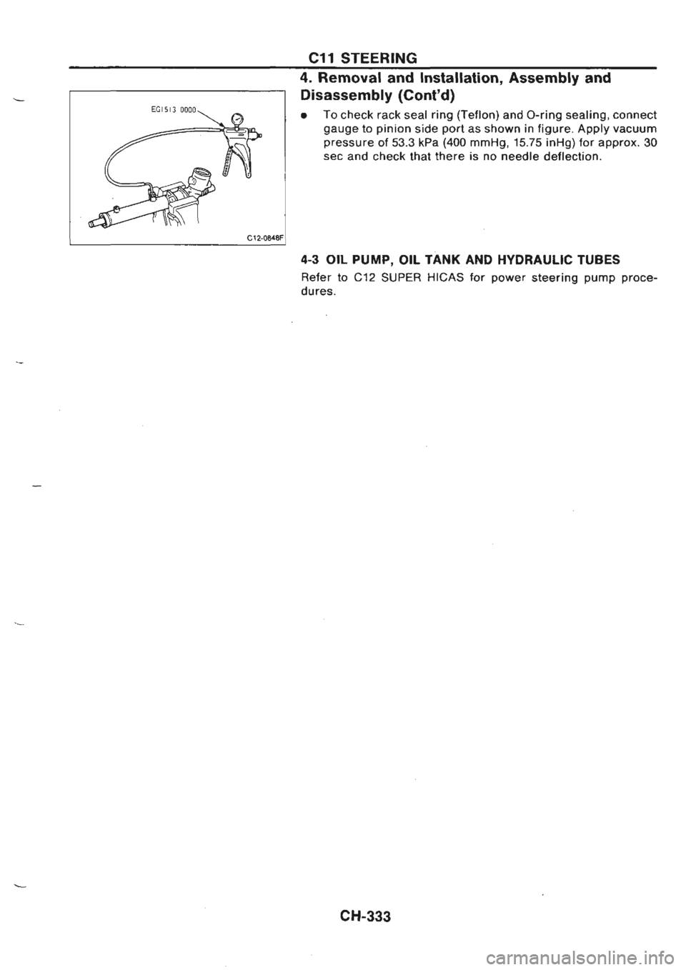 NISSAN GT-R 1989  Service Manual 
