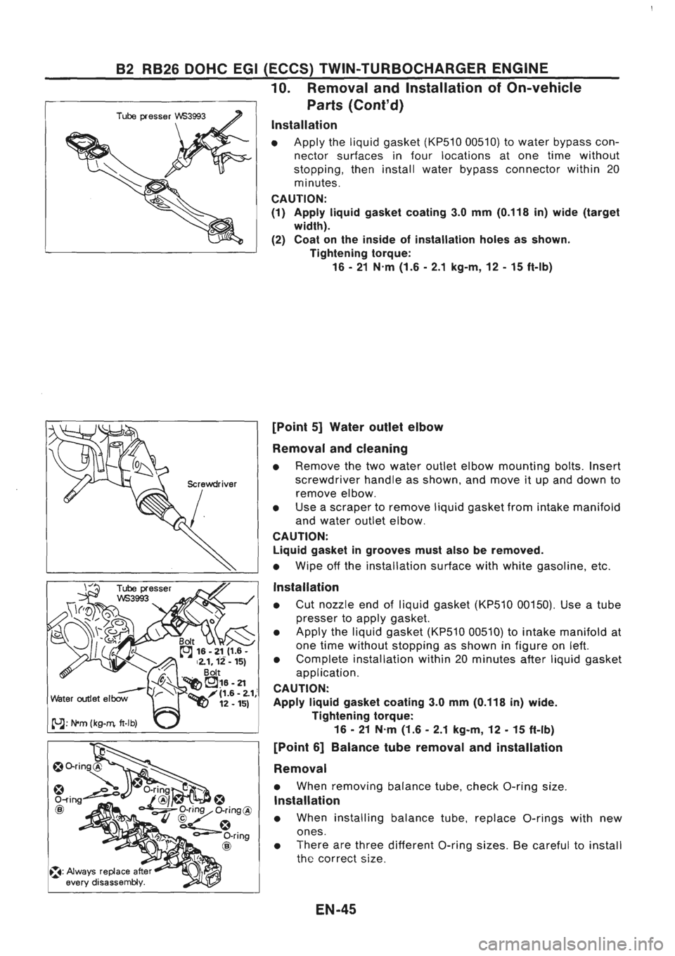 NISSAN GT-R 1989  Service Manual 