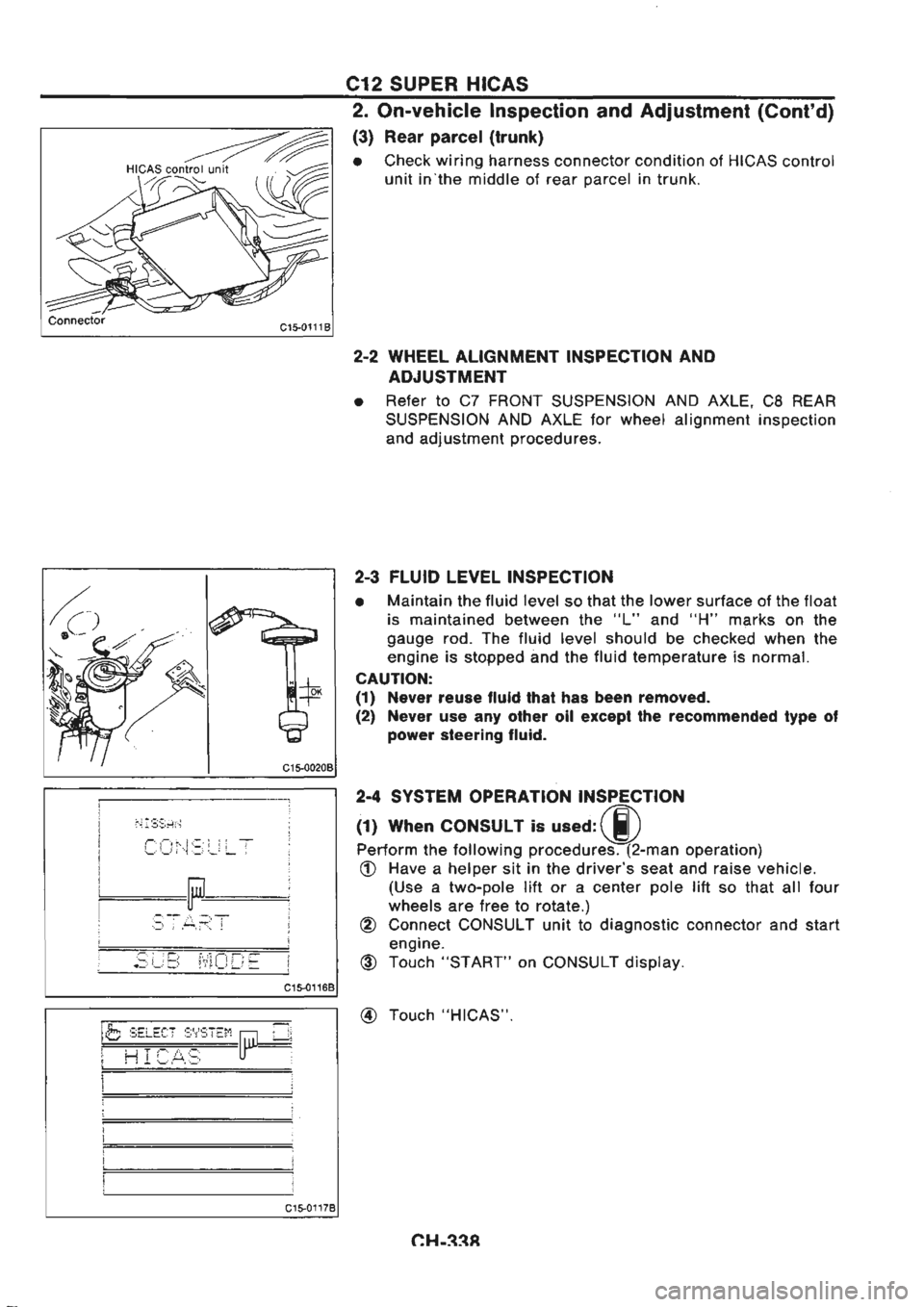 NISSAN GT-R 1989  Service Manual 