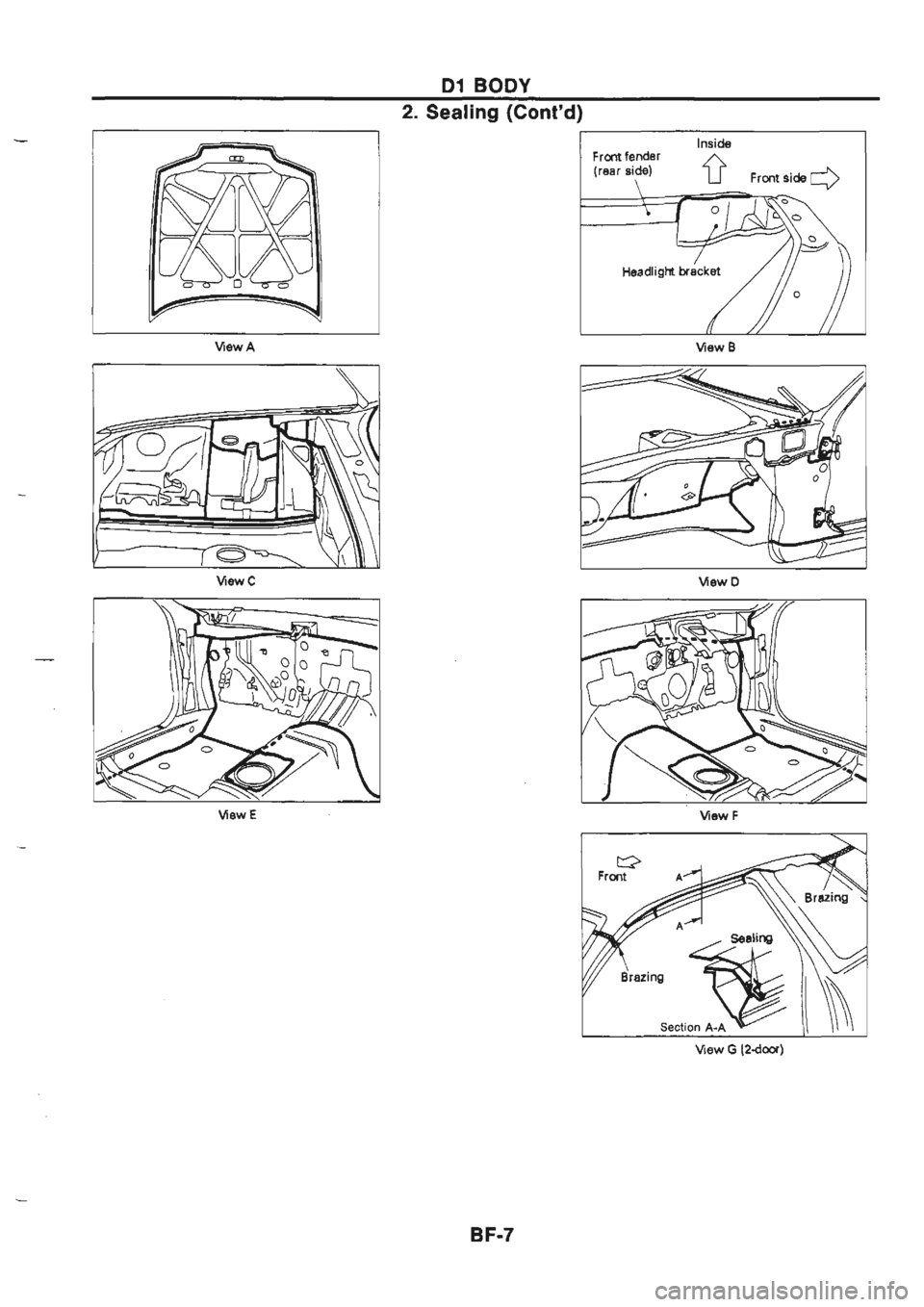 NISSAN GT-R 1989  Service Manual 