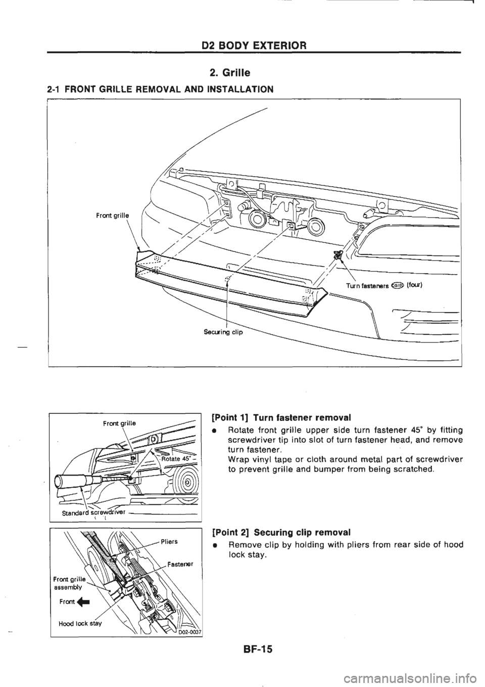 NISSAN GT-R 1989  Service Manual 