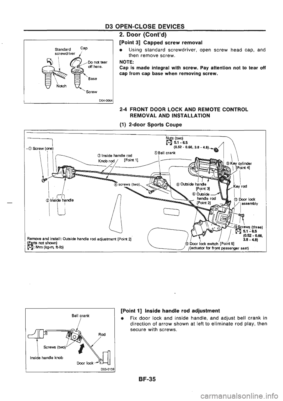 NISSAN GT-R 1989  Service Manual 
