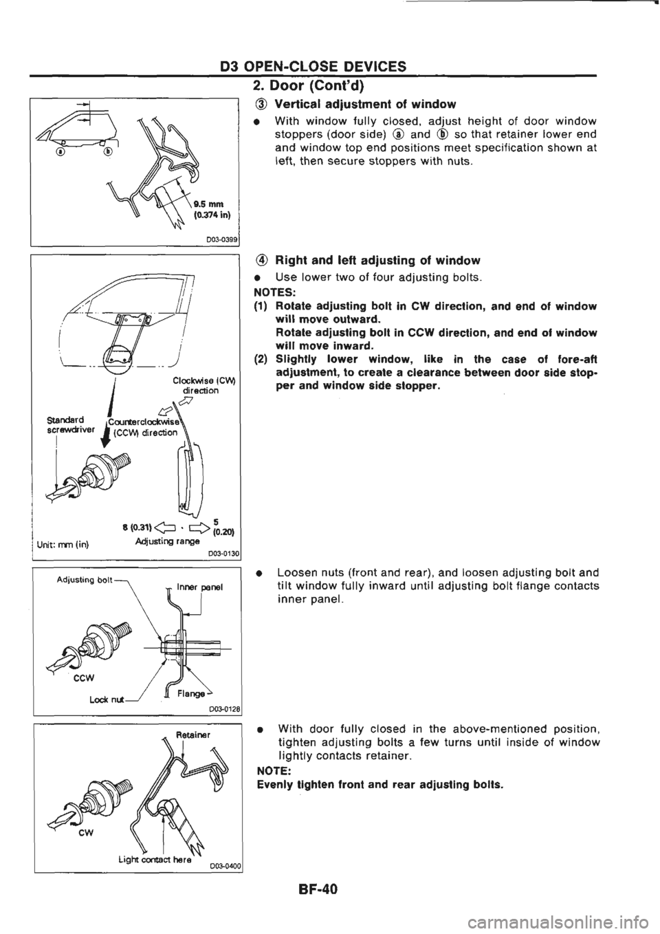 NISSAN GT-R 1989  Service Manual 
