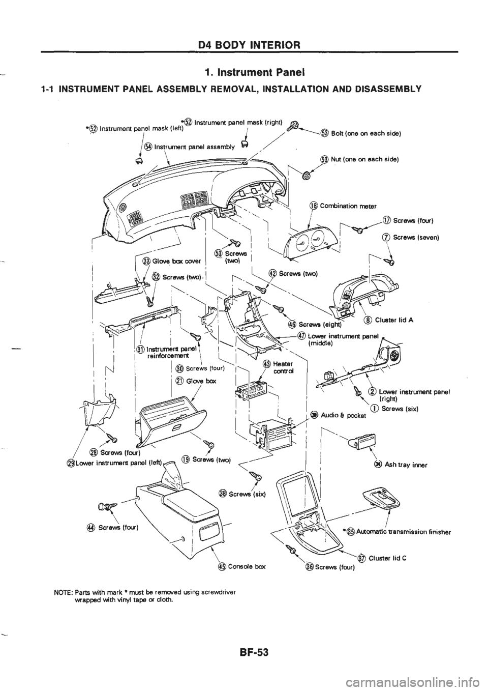 NISSAN GT-R 1989  Service Manual 