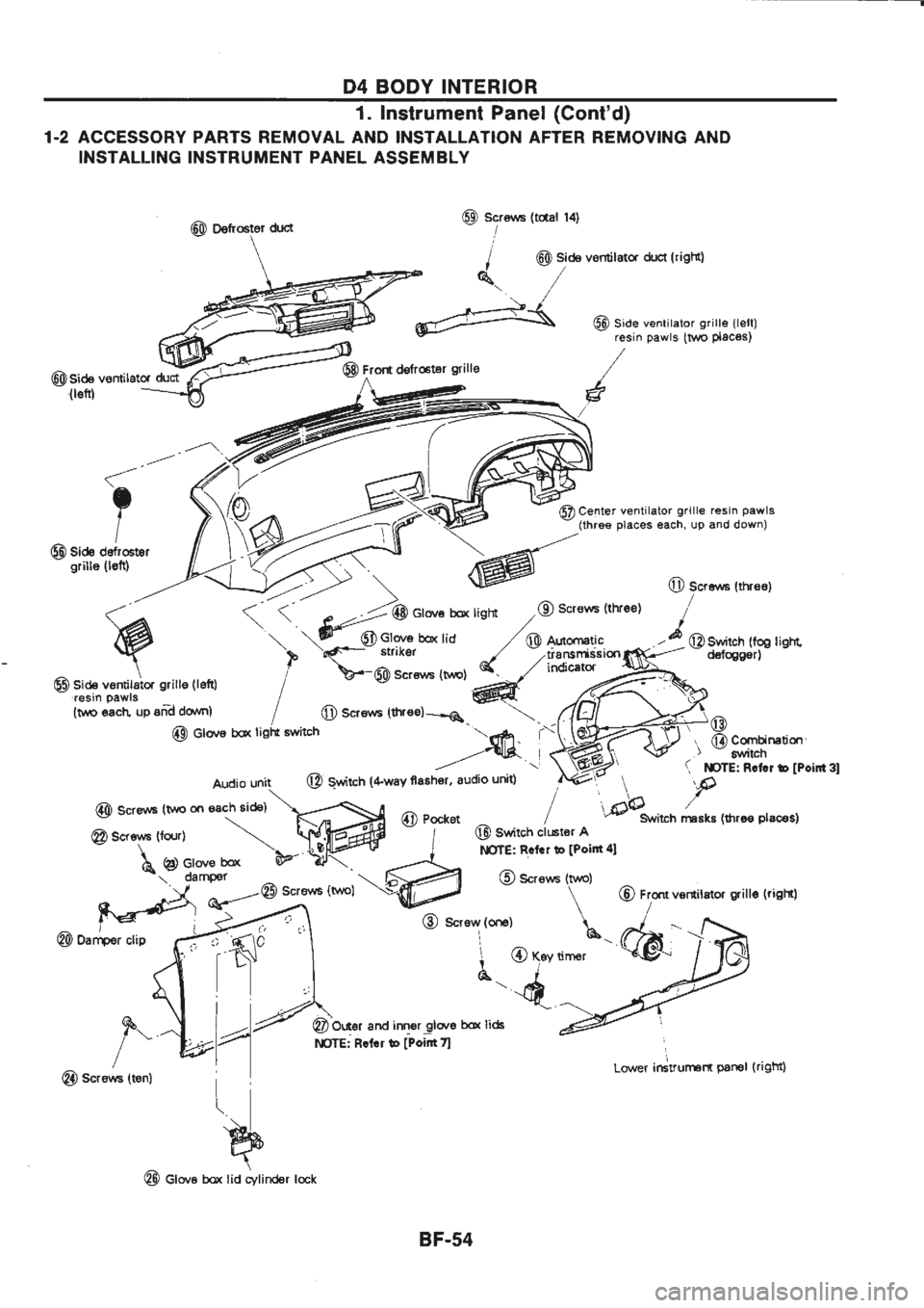 NISSAN GT-R 1989  Service Manual 