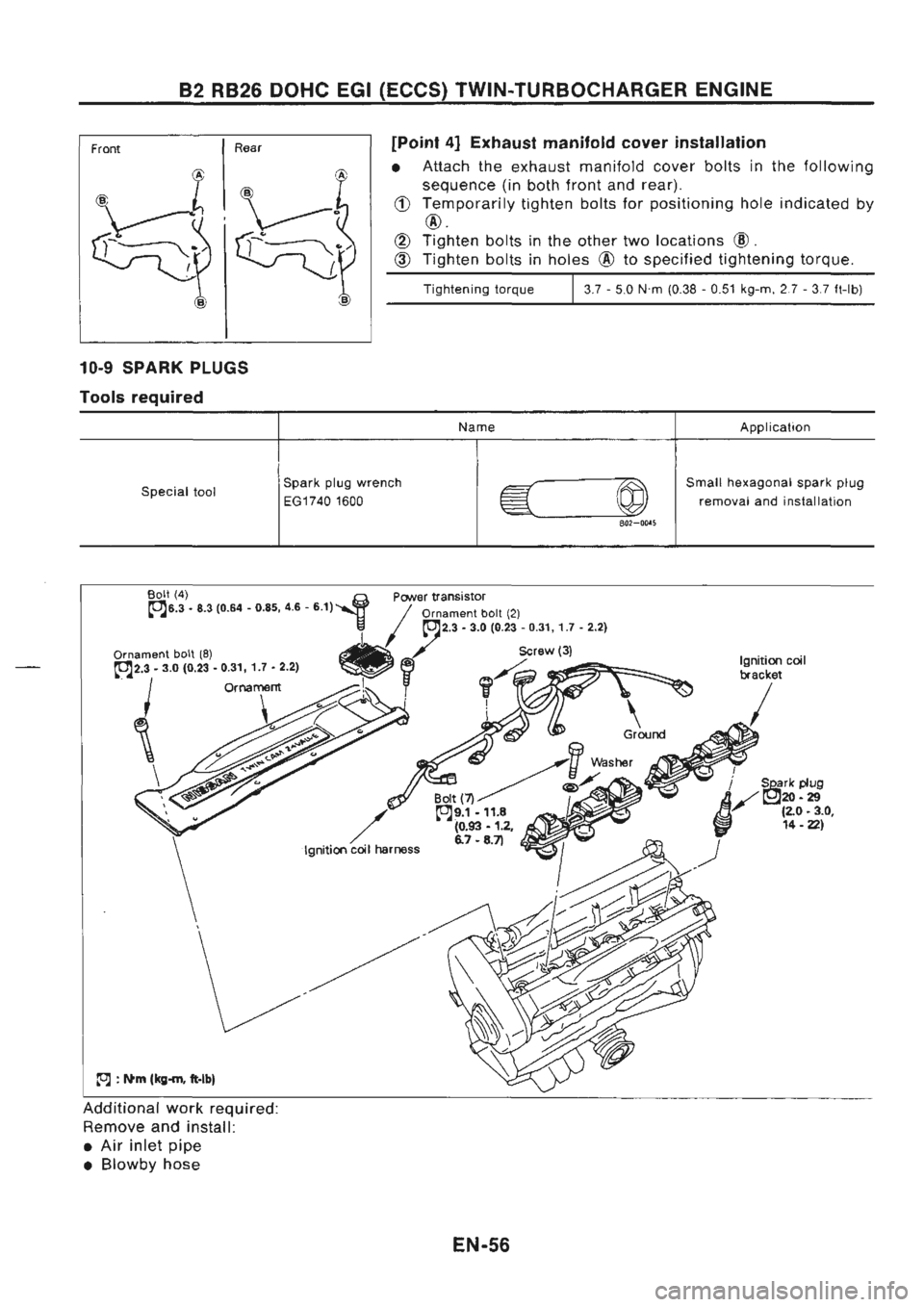 NISSAN GT-R 1989  Service Manual 