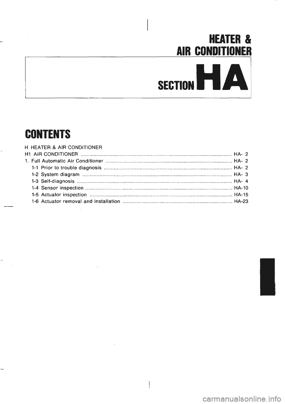 NISSAN GT-R 1989  Service Manual 
