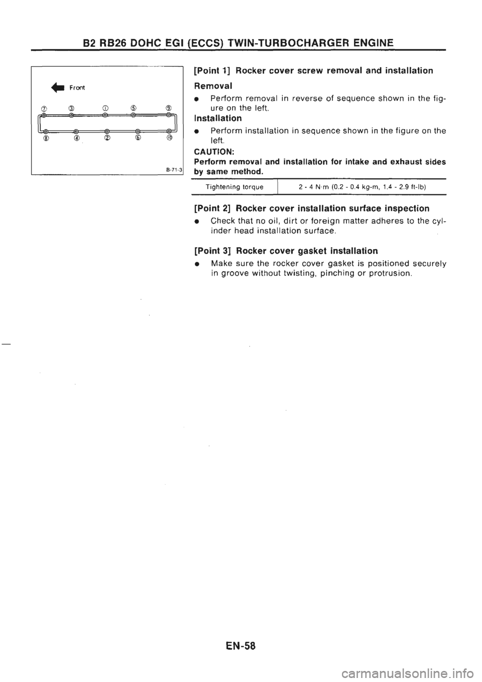 NISSAN GT-R 1989  Service Manual 