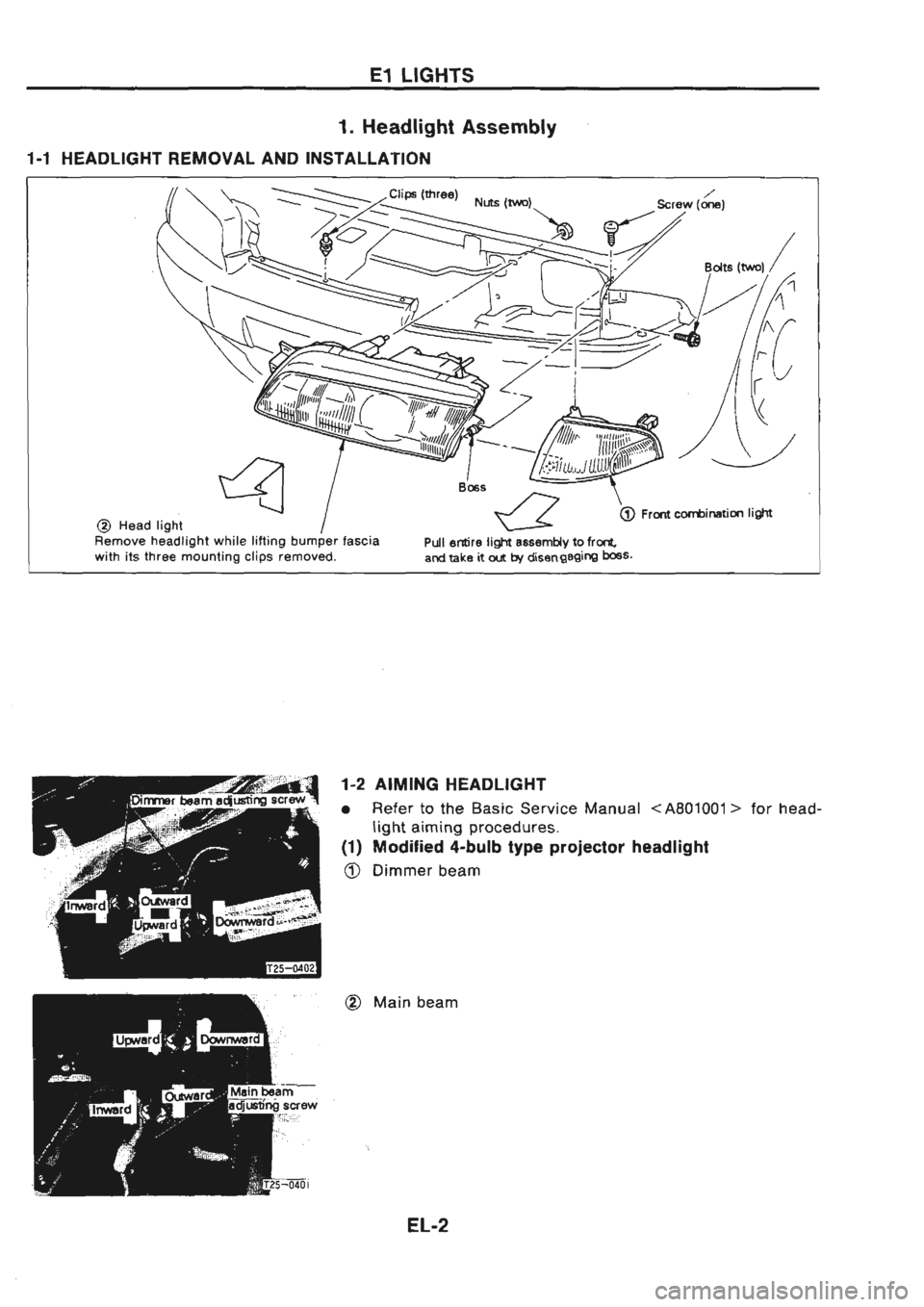 NISSAN GT-R 1989  Service Manual 