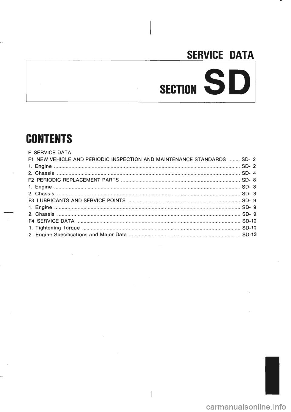 NISSAN GT-R 1989  Service Manual 