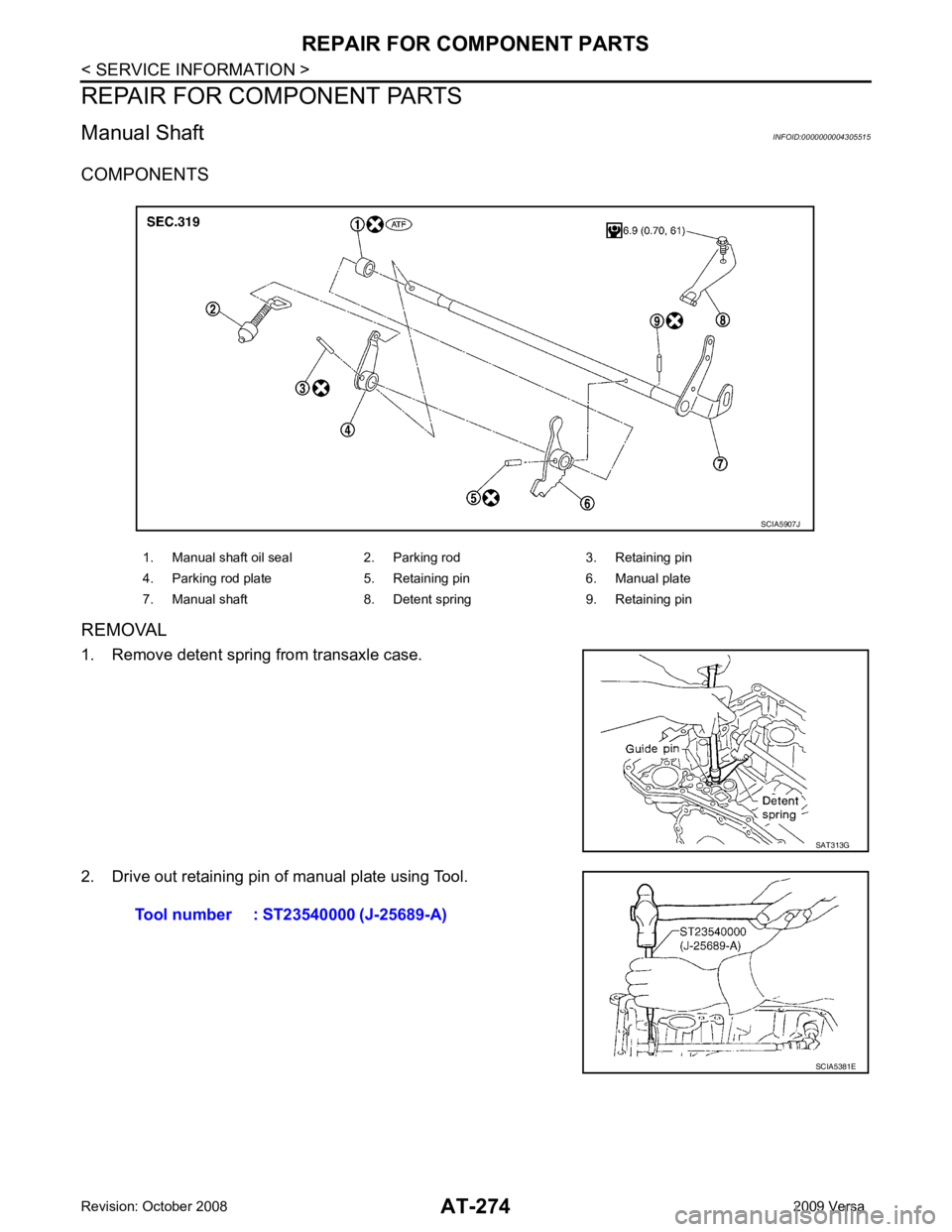 NISSAN LATIO 2009  Service Repair Manual 