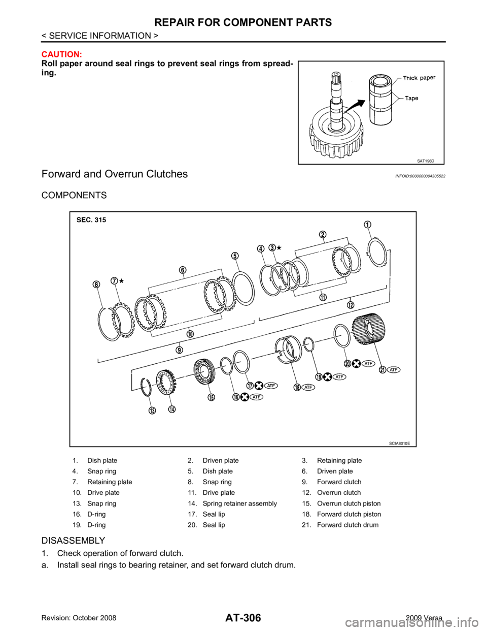 NISSAN LATIO 2009  Service Repair Manual 