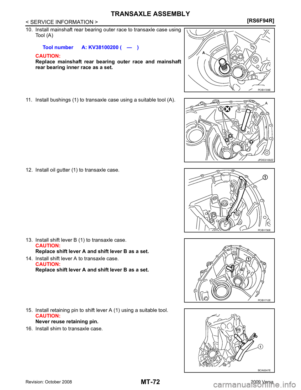 NISSAN LATIO 2009  Service Repair Manual JPDIC0109ZZ
PCIB1730E
BCIA0047E 