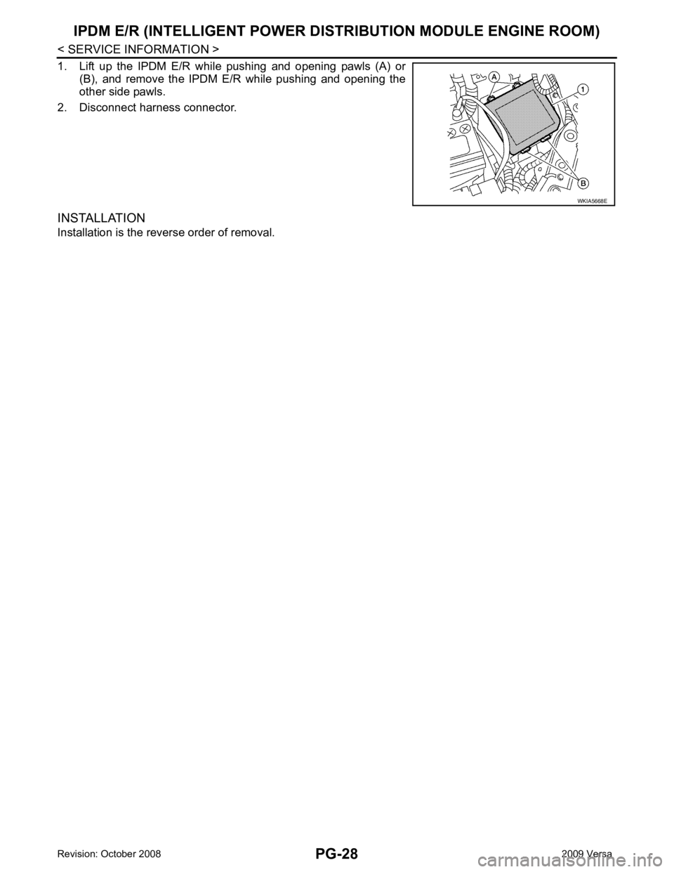 NISSAN LATIO 2009  Service Repair Manual 
