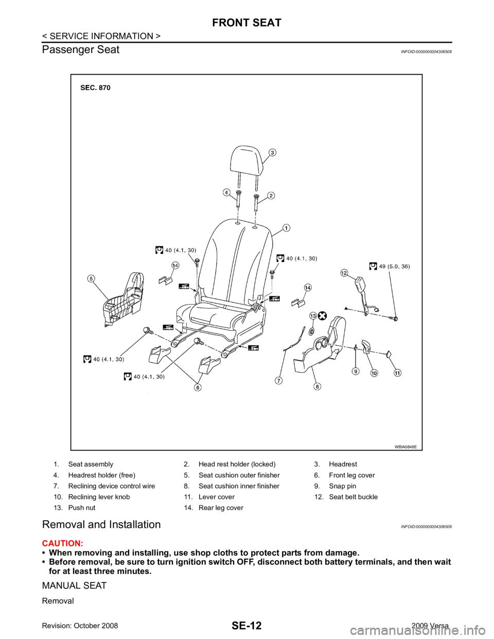 NISSAN LATIO 2009  Service Repair Manual 