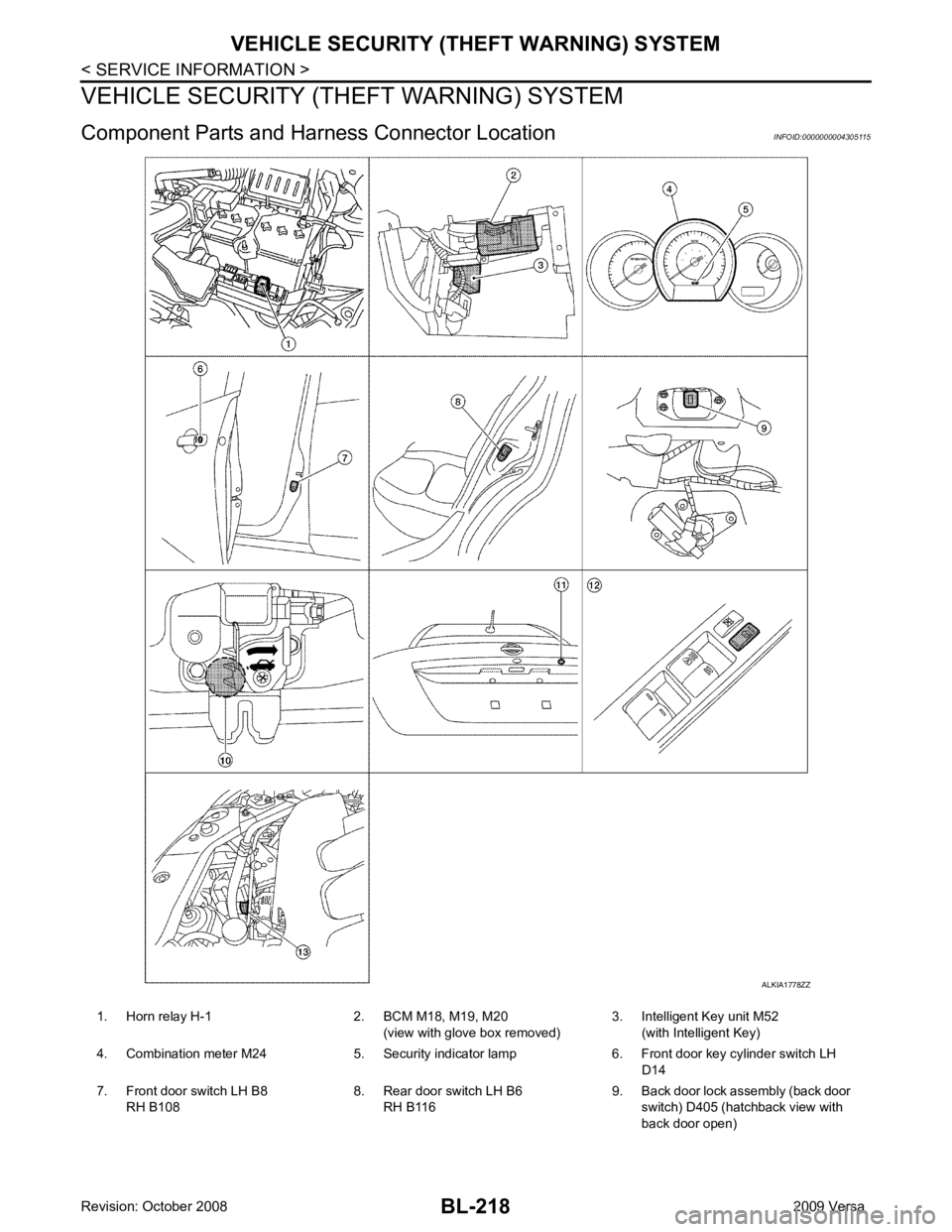 NISSAN LATIO 2009  Service Repair Manual 